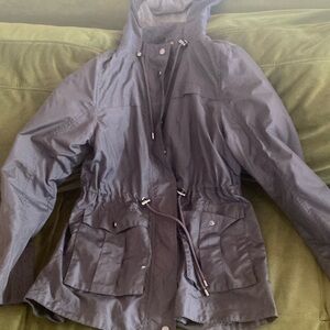 Merona small women’s dark grey rain coat